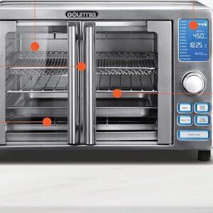 Gourmia GTF-7520 Toast Oven Air Fryer